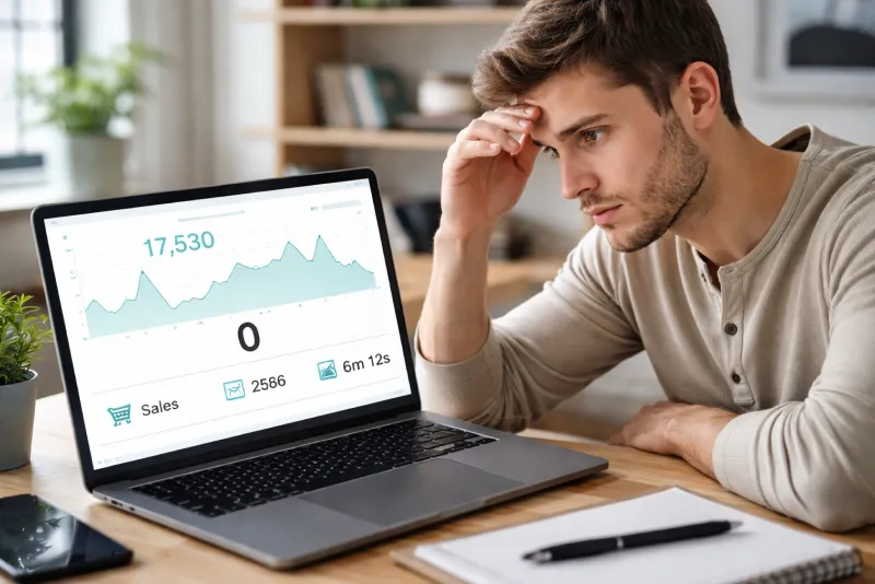 website getting traffic but no sales