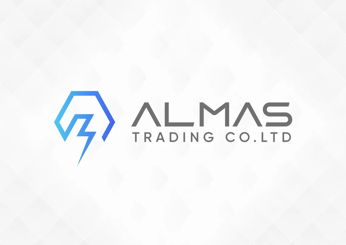 Almas Trading logo design