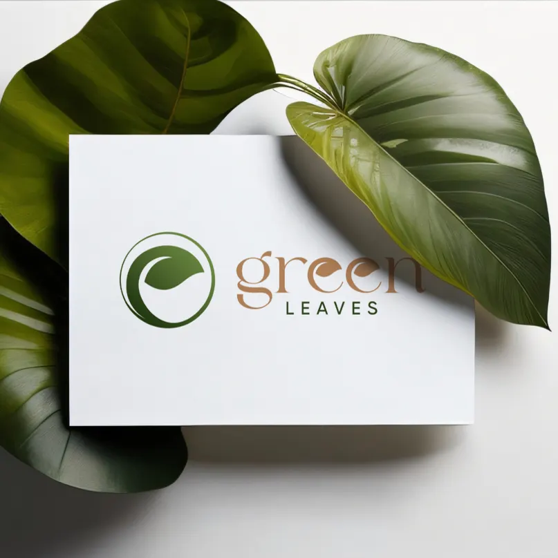 Green Leaves logo design